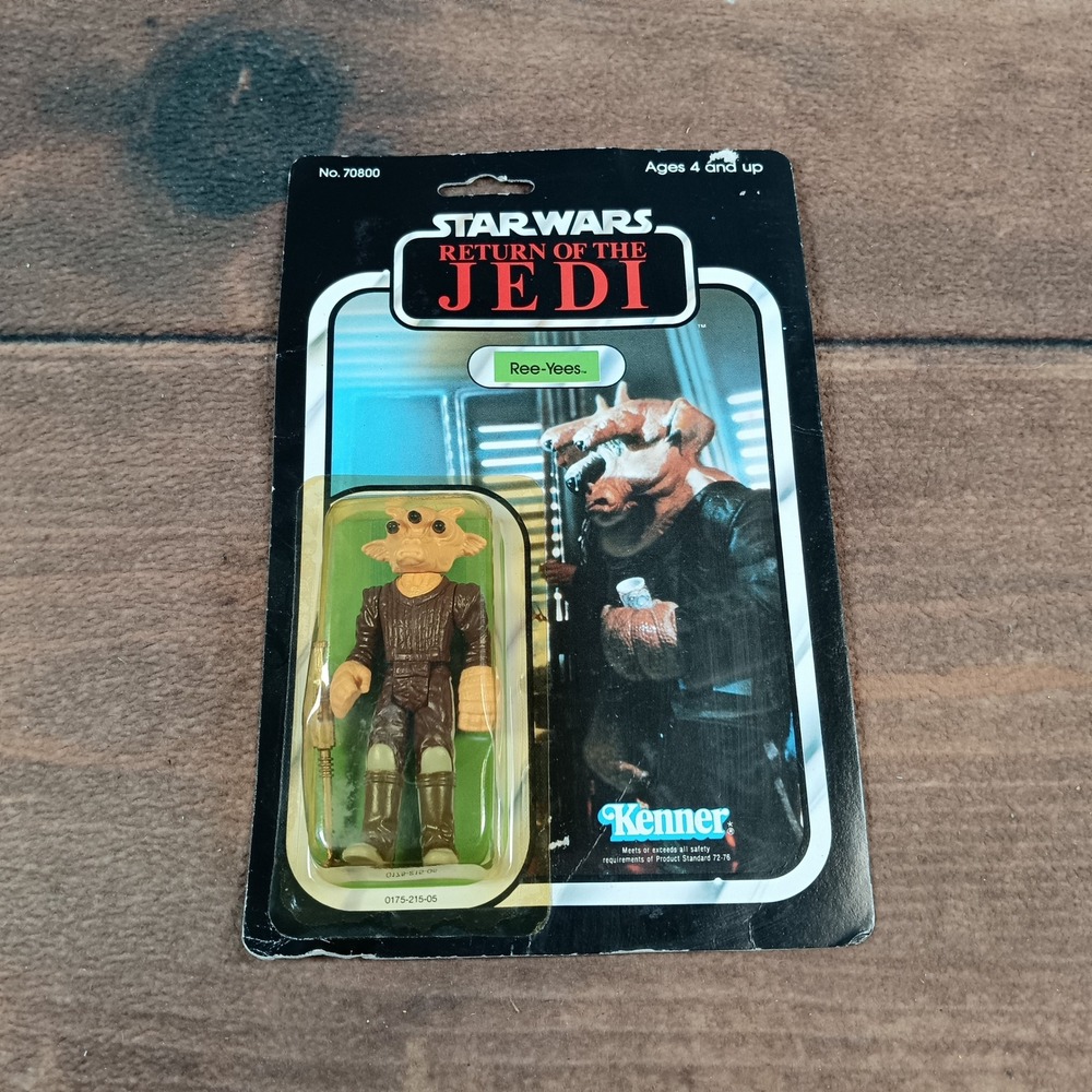 Kenner Star Wars Ree-Yees Action Figure 1983 ROTJ 77-Back Brown Good Sealed
